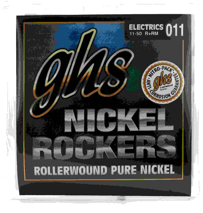 GHS Electric Guitar String Nickel Rockers Medium 0.11 - 0.50 Gauge