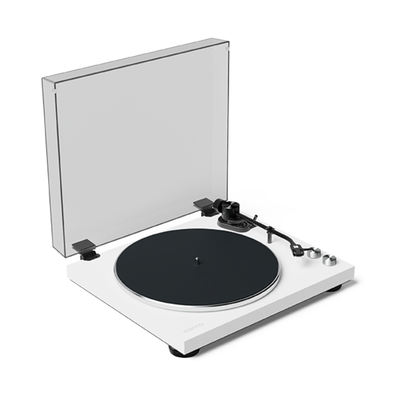 Kanto Audio OBI3 Turntable with Bluetooth 5.3, Preamp, and Pitch Control, Matte White