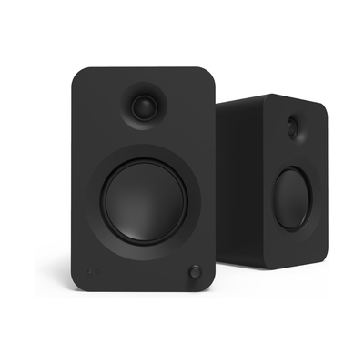 Kanto Audio REN 200W Powered Speaker System with HDMI ARC Input, with BT 5.3 & USB-C Input, Type G Power Cord, Matte Black (Sold in Pairs)