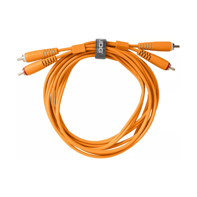 UDG Gear UDG Ultimate Audio Cable Set RCA - RCA, Orange, Straight, 1.5 m
