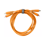 UDG Ultimate Audio Cable Set RCA - RCA, Orange, Straight, 3 m
