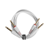 UDG Ultimate Audio Cable Set 1/4" Jack - 1/4" Jack, White, Straight, 3 m