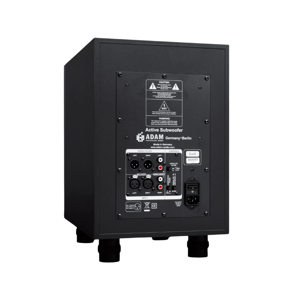 ADAM Audio Sub8 Active Subwoofer for Smaller Studio Monitors