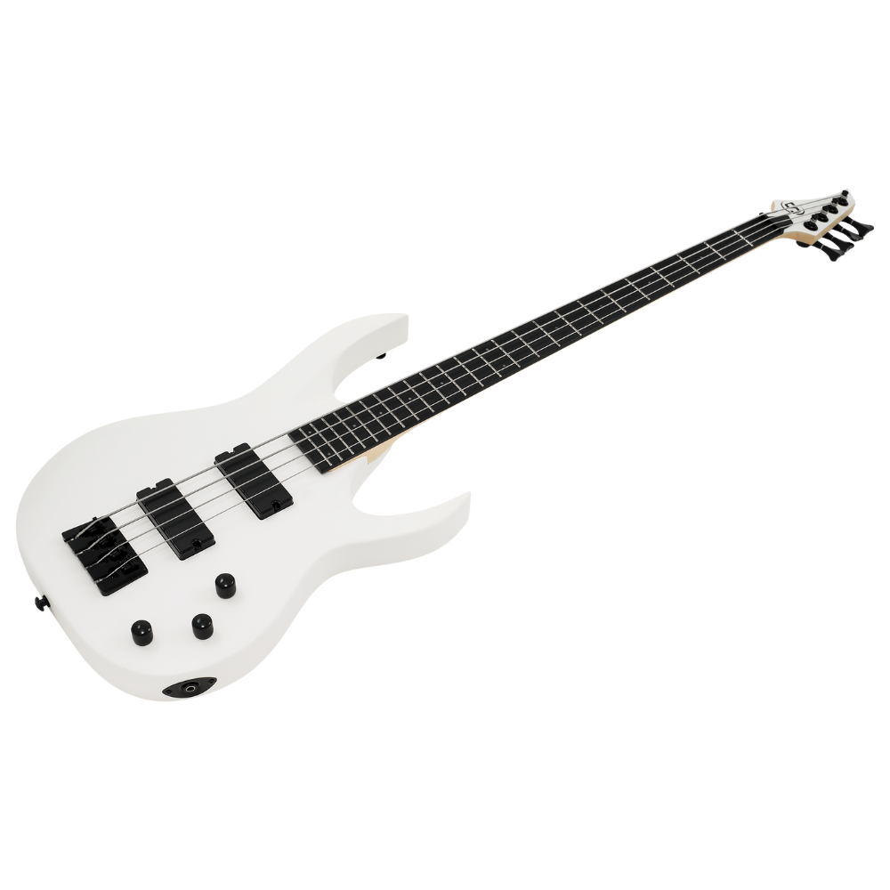 S by Solar AB4.4W Bass Guitar – White