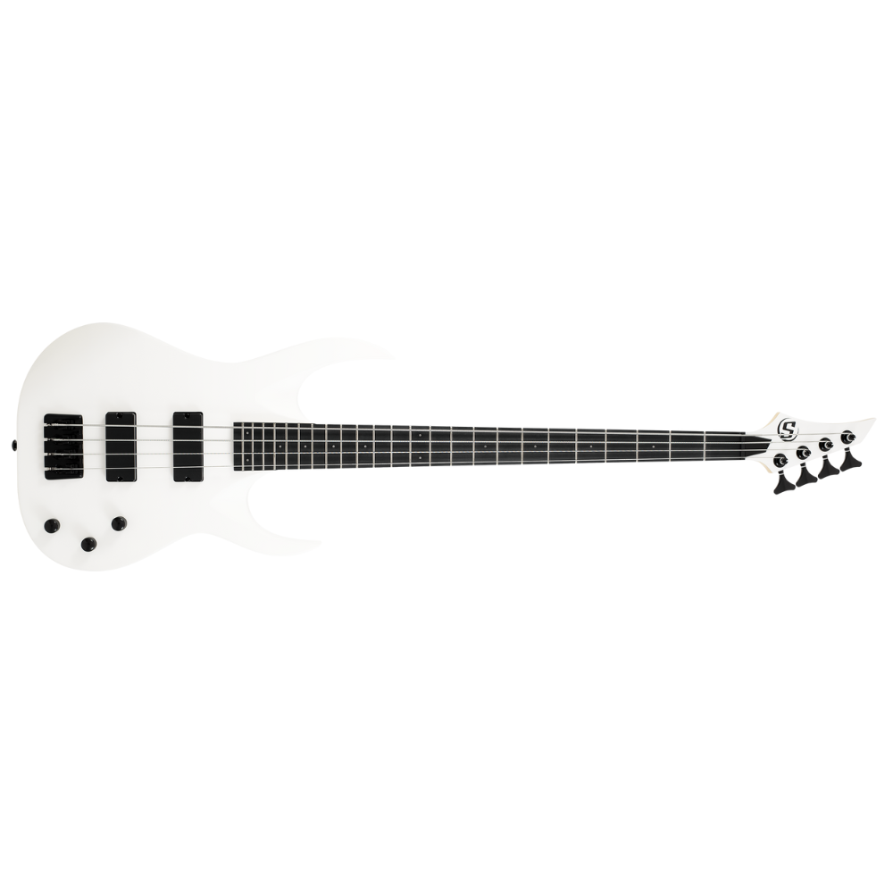 S by Solar AB4.4W Bass Guitar – White