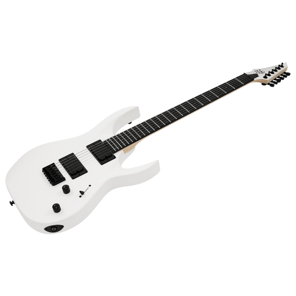 S by Solar AB4.6W Electric Guitar – White Matte