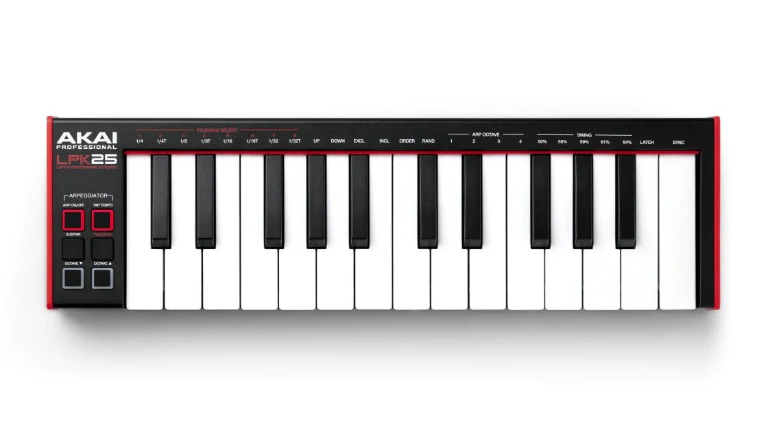 Akai Pro LPK25 MK2 - Laptop Performance Keyboard