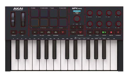 Akai Pro MPKMINI4B - Portable USB Keyboard