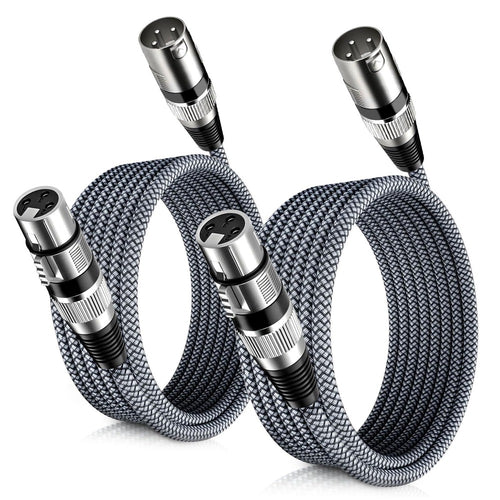 Blackstar 3 Meters XLR Microphone Cable with Male to Female Gold-Plated Pins XLR Connectors