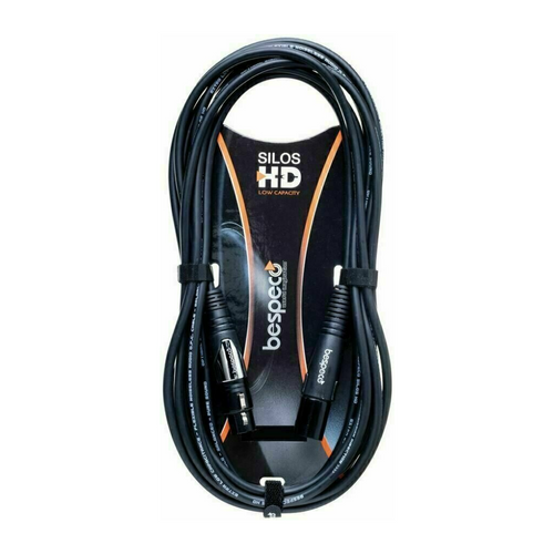 Bespeco HD XLR M to XLR F Cable, 9 m