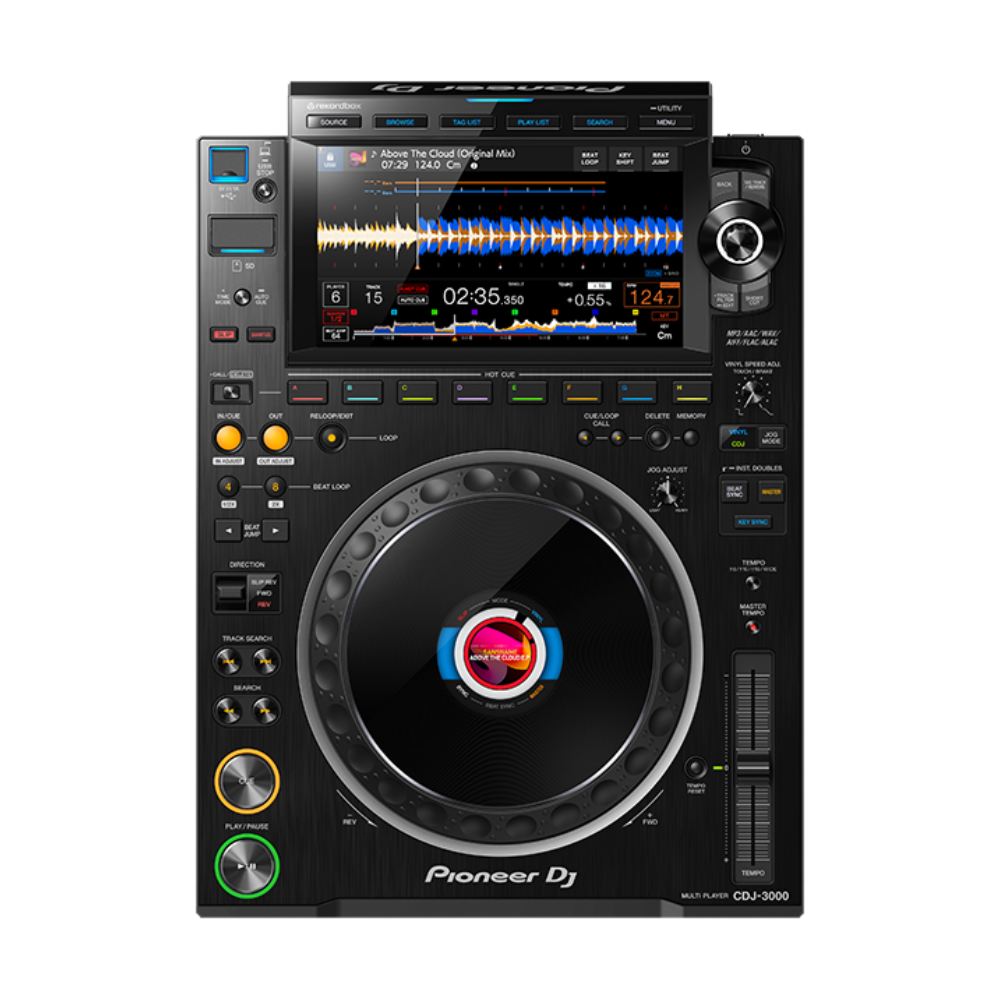 Pioneer DJ AlphaTheta CDJ-3000 X Professional DJ Multi Player, Black