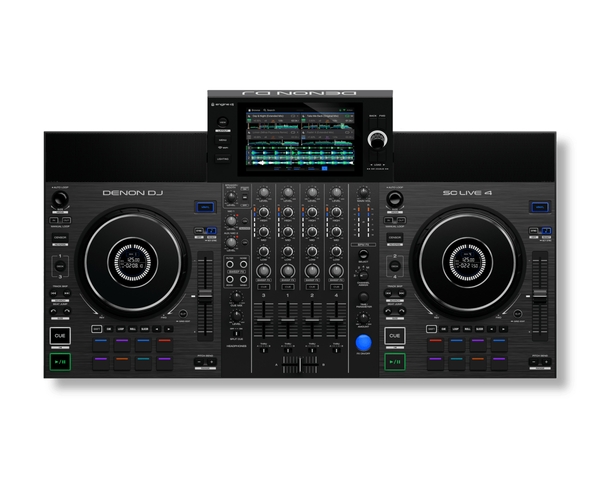 Denon DJ SC LIVE 4 Standalone 4-Deck DJ System