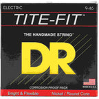 DR Strings Tite-Fit Compression Wound Electric Guitar Strings 09 - 046 Lite and Heavy Gauge