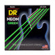 DR Strings Hi-Def Neon Green K3 Coated Electric Guitar Strings 009 - 042 Light Gauge