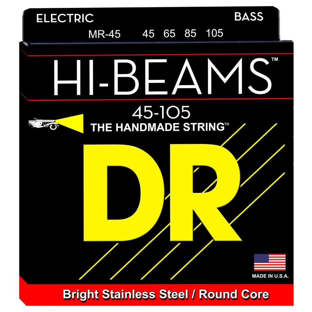 DR Strings 4-String Multi-Color Bass 45-105 Medium Gauge