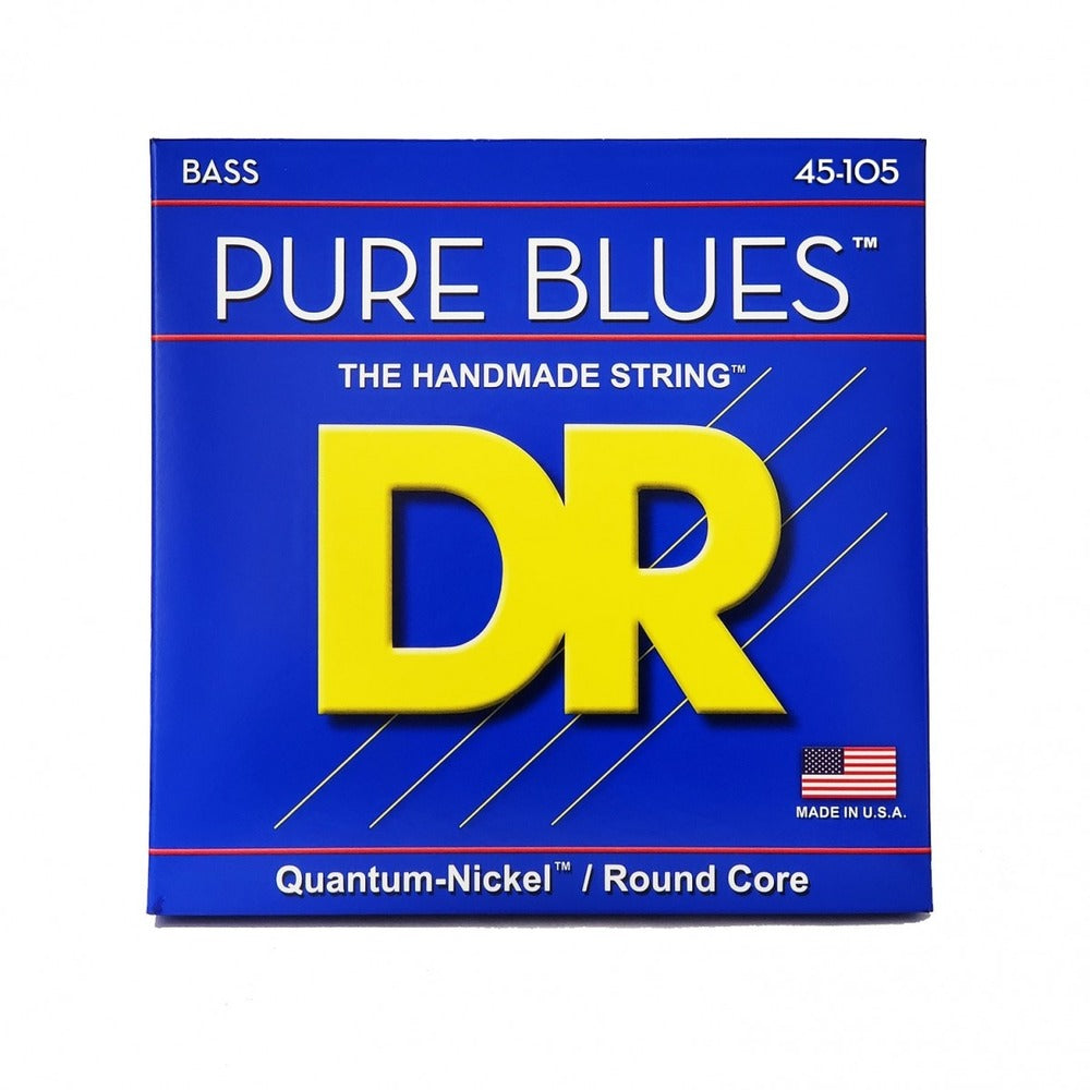 DR Strings 4-String Pure Blues Bass Quantum Nickel Alloy 45-105 Gauge