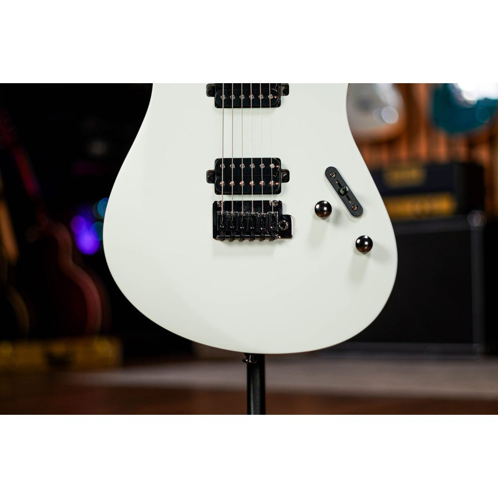 Divitone Modern Fly Studio Smart Electric Guitar With On-board Effects Moonlight White Finish Include Deluxe Bag