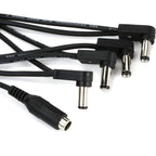 EBS DC Right Angled Flat Power Split Cable, 90 Degrees, One to Four