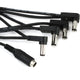 EBS DC Right Angled Flat Power Split Cable, 90 Degrees, One to Four