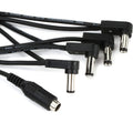EBS DC Right Angled Flat Power Split Cable, 90 Degrees, One to Four