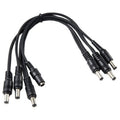 EBS DC Right Angled Flat Power Split Cable, 90 Degrees, One to Six