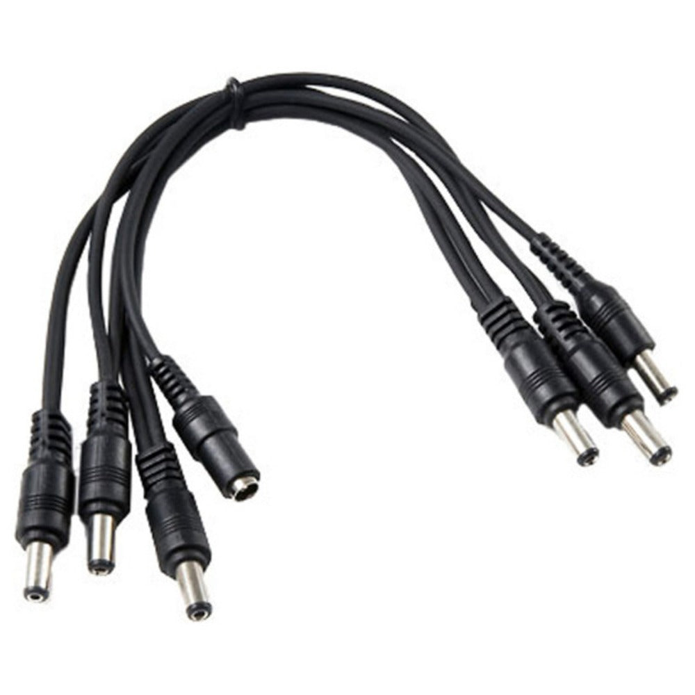 EBS DC Right Angled Flat Power Split Cable, 90 Degrees, One to Six