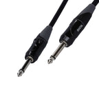 Enova 10 Meters 1/4" Plug 2-Pole Jack - Jack Instrument Cable with Conductive PE Shielding