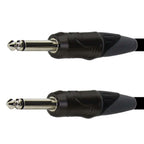 Enova 1 Meter 1/4" Plug 2-Pole Jack - Jack Instrument Cable with Conductive PE Shielding