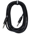 Enova 1 Meter 1/4" Plug 2-Pole Jack - Jack Instrument Cable with Conductive PE Shielding