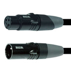 Enova 15 Meters XLR Female to XLR Male Microphone Cable 3-Pin Analogue & AES with Velcro