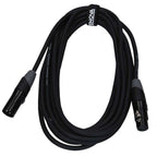 Enova 7 Meters XLR Female to XLR Male Microphone Cable 3-Pin Analogue & AES with Velcro