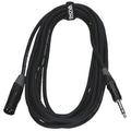 Enova 7 Meters XLR Male to 1/4" Plug 2-Pole Microphone Cable Analogue & AES with Velcro