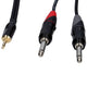Enova 3 Meters Jack 3.5mm 3-Pole - XLR Female 3Pole Adapter Cable Black & Red Stereo Cable