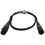 Enova 1 Meter XLR Male 3-Pin - RCA Male Adapter Cable Black & Red Stereo Cable
