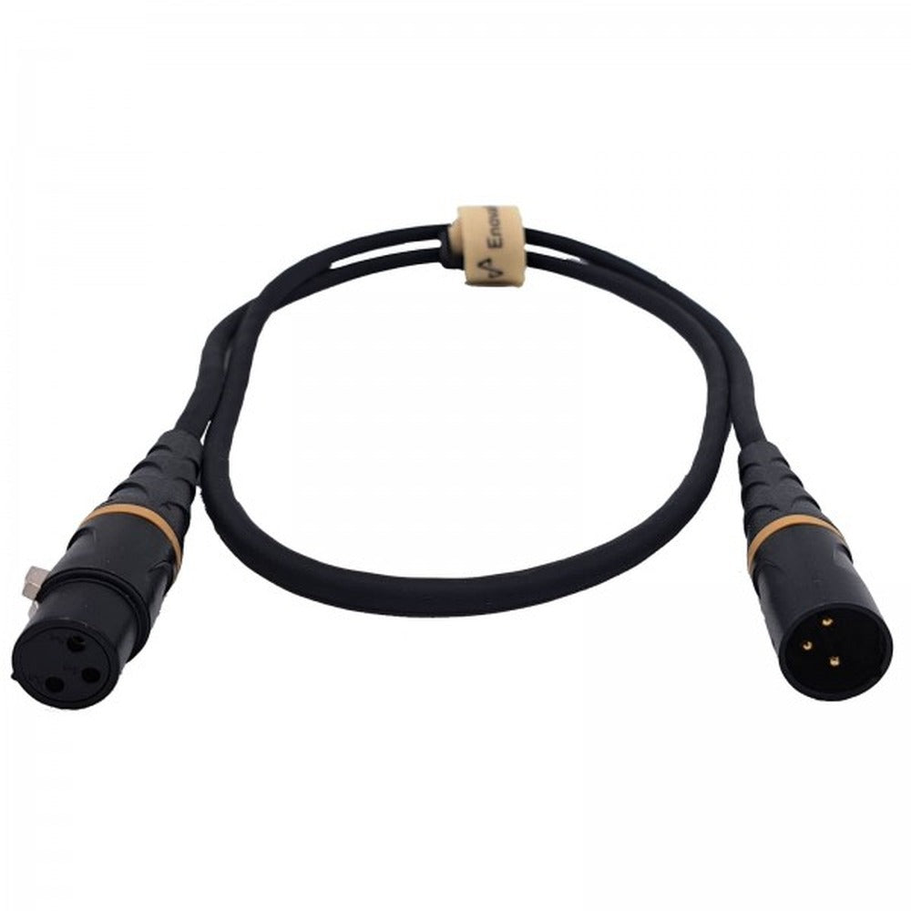 Enova 1 Meter XLR Male 3-Pin - RCA Male Adapter Cable Black & Red Stereo Cable