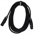Enova 1 Meter XLR Male 3-Pin - RCA Male Adapter Cable Black & Red Stereo Cable
