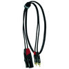Enova 3 Meters XLR Male 3-Pin - RCA Male Adapter Cable Black & Red Stereo Cable