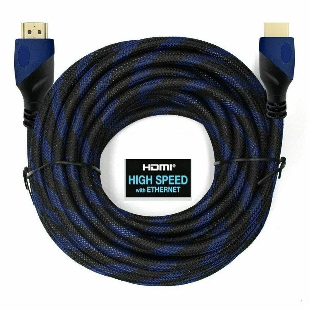 Enova 7 Meters HDMI Cable UHD Supports 4K @ 60Hz Nylon Braided Outer Jacket 26AWG + 30AWG