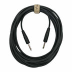 Enova 6 Meters 1/4" Plug 2-Pole, Jack To Jack Instrument Cable with True Mold Technology