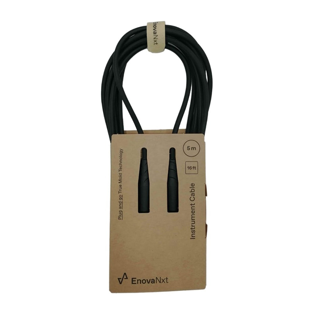Enova 10 Meters 1/4" Plug 2-Pole, Jack To Jack Instrument Cable with True Mold Technology