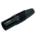 Enova 1/4" Plug 2 Pole Mono Black Housing and Grey Boot