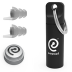 Earproof Pro Silver Earplugs 10 dB with Container
