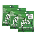 GHS Acoustic Guitar String Bright Bronze 0.12 - 0.54 Gauge