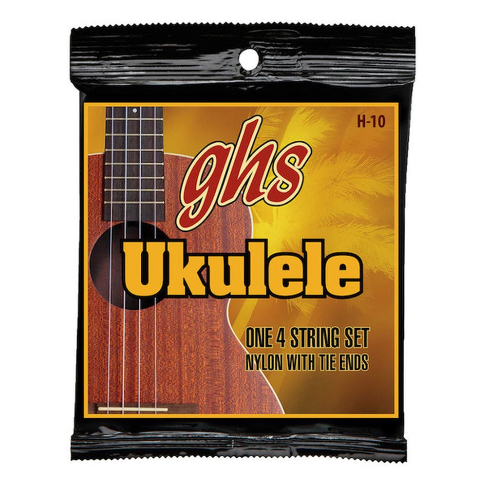 GHS Ukulele Strings Soprano Concert Black Nylon