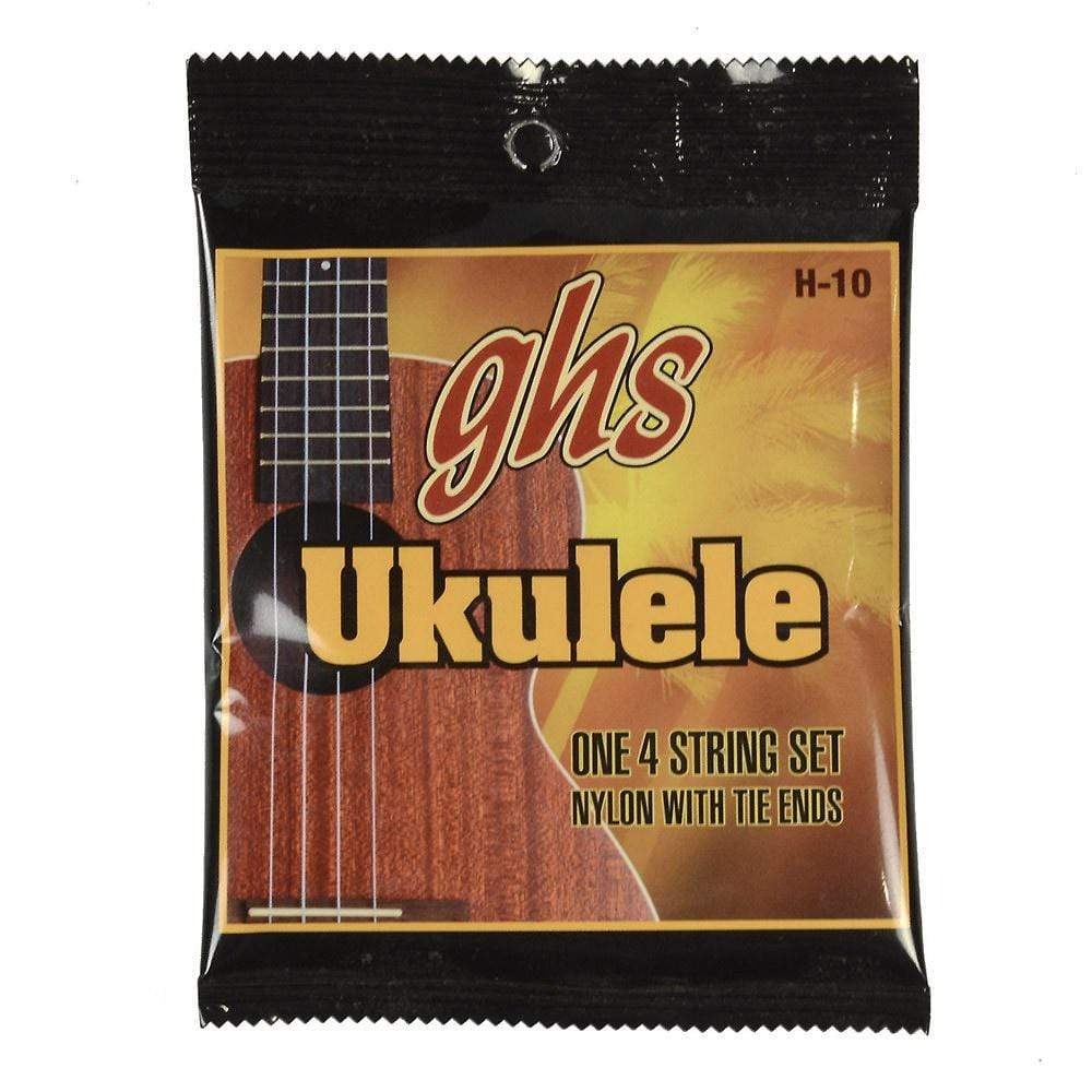 GHS Ukulele Strings Soprano Concert Black Nylon