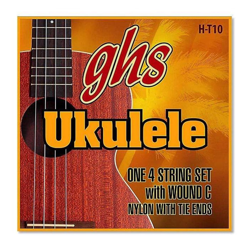 GHS Ukulele Strings Tenor Black Nylon with Wound 3rd