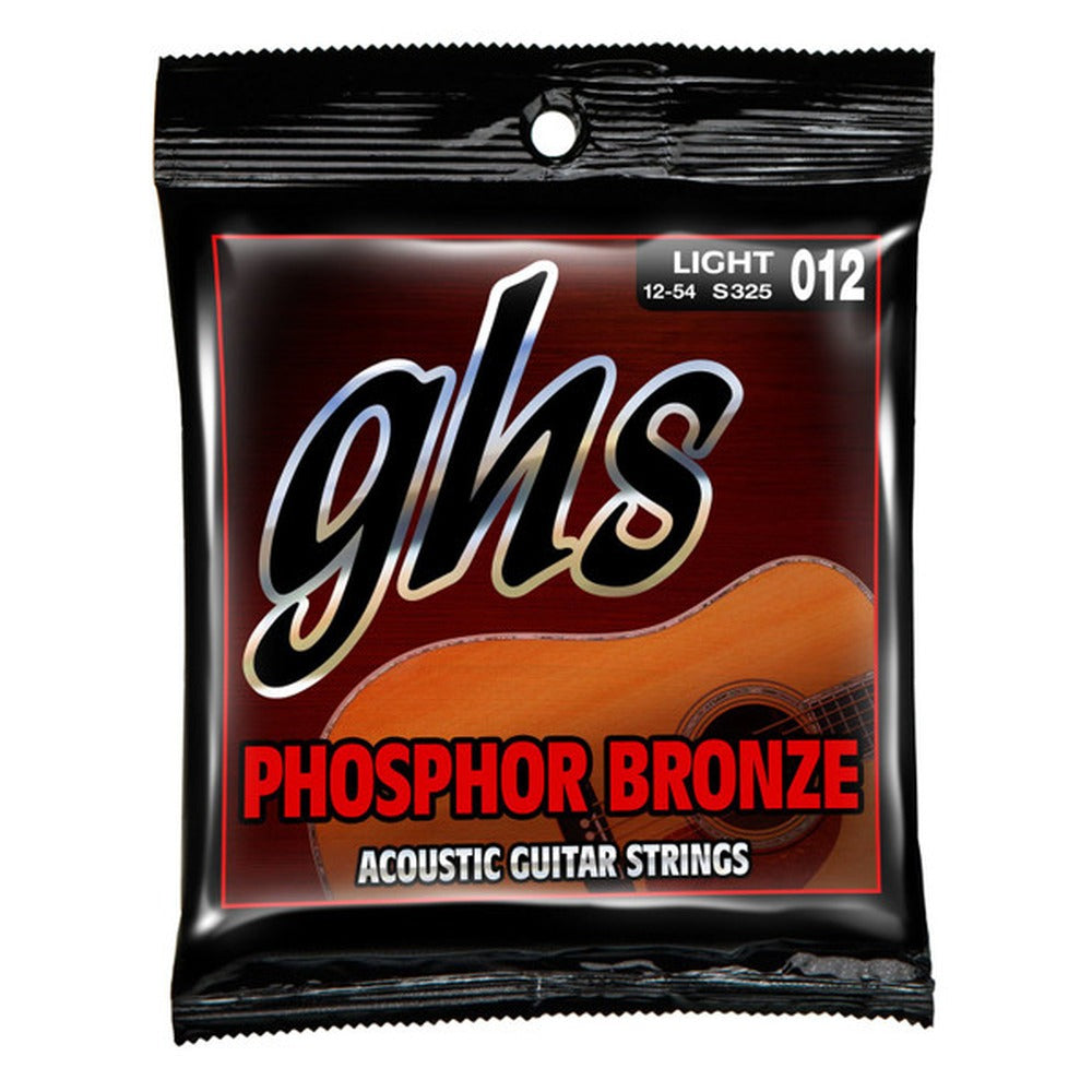 GHS Acoustic Guitar String Phosphor Bronze- 0.12 - 0.54 Gauge Light