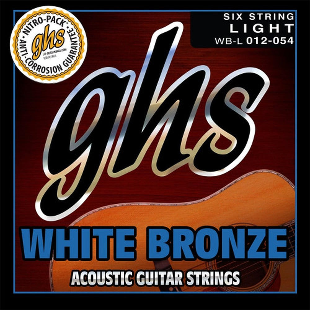 GHS Acoustic Guitar String Set Coated Infinity Bronze Light 0.12 - 0.54 Gauge
