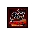 GHS Acoustic Guitar String Phosphor Bronze 11 - 50 Gauge