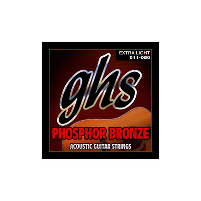 GHS Acoustic Guitar String Phosphor Bronze 11 - 50 Gauge